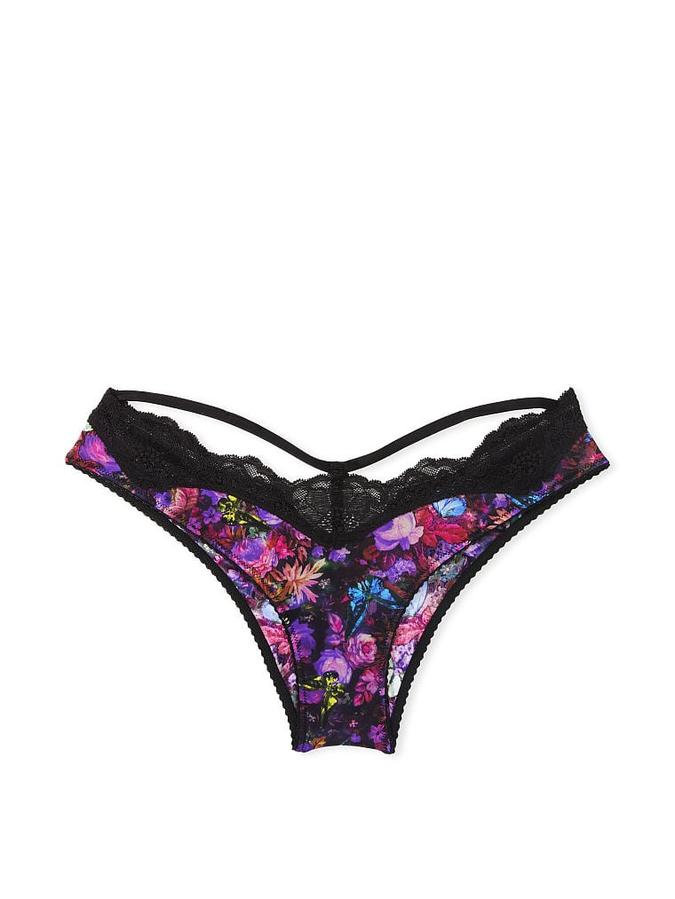 Y-Back Shine Strap Brazilian Panty image number 2