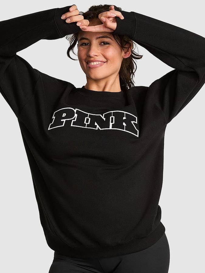 Ivy Fleece Oversized Crew Sweatshirt