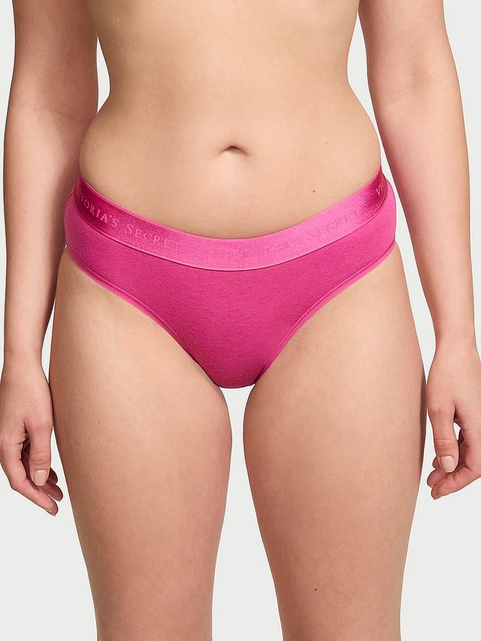 Logo Cotton Hiphugger Panty