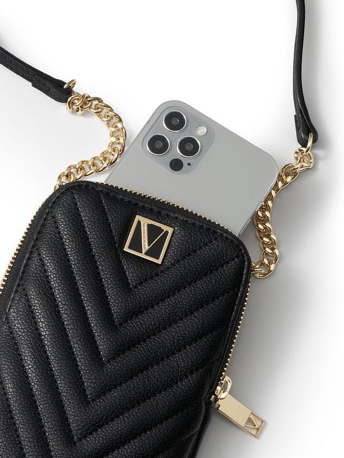 The Victoria Phone Crossbody Black