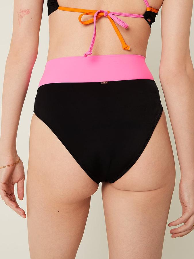 V Crossover High-Waist Bikini Bottom image number 3