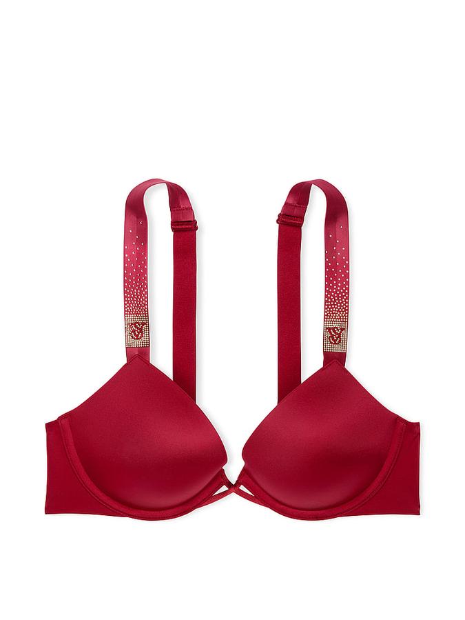 Scattered Shine Strap Push-Up Bra image number 2