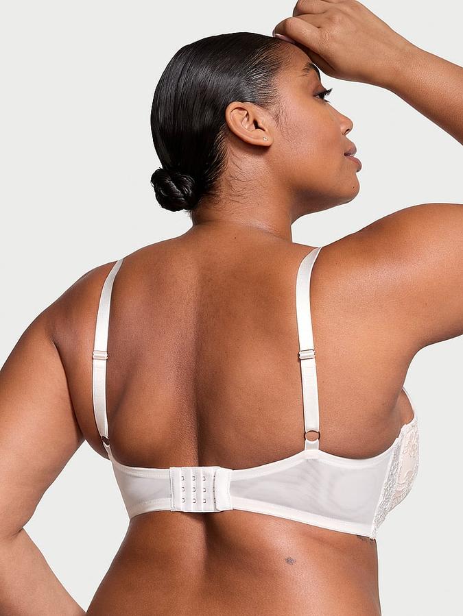 Wicked Unlined Boho Floral Embroidery Balconette Bra