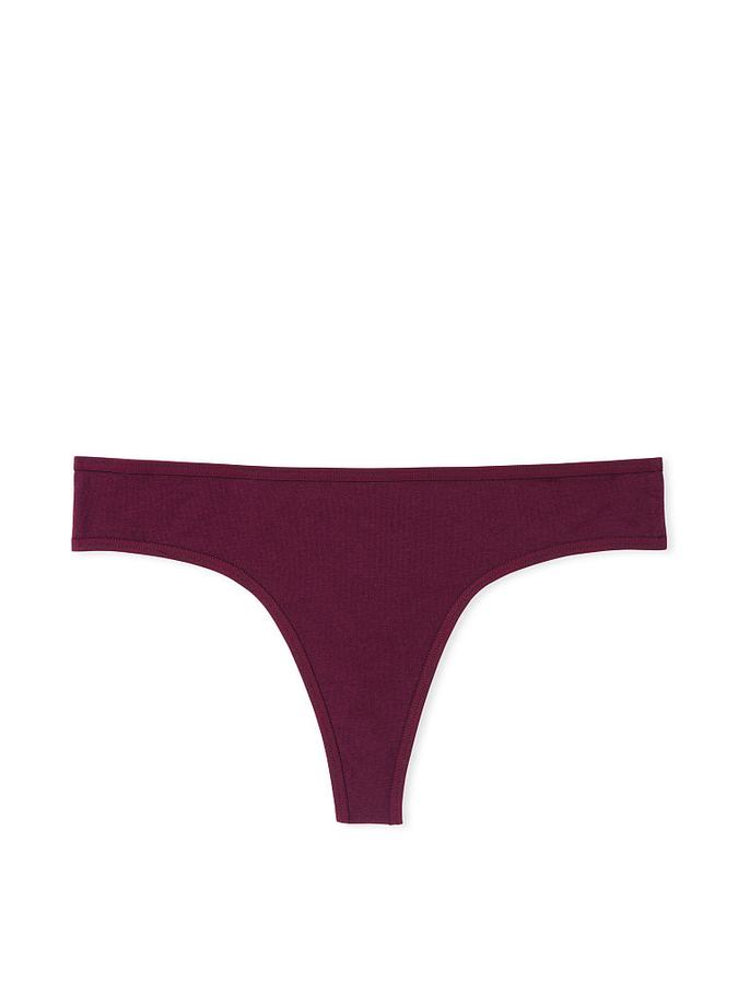 Mini Logo Cotton Thong Panty