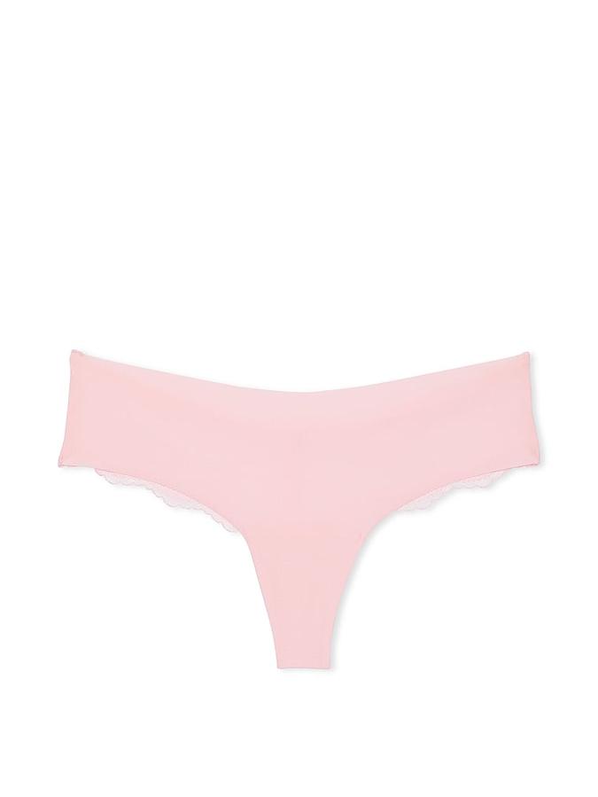 No-Show Lace-Back Thong Panty
