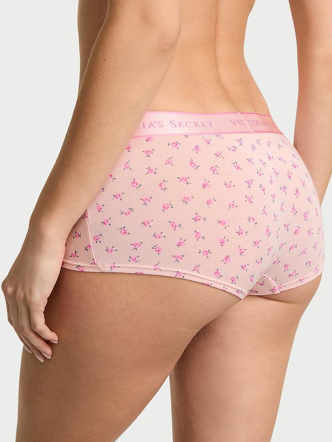 Logo Cotton Boyshort Panty