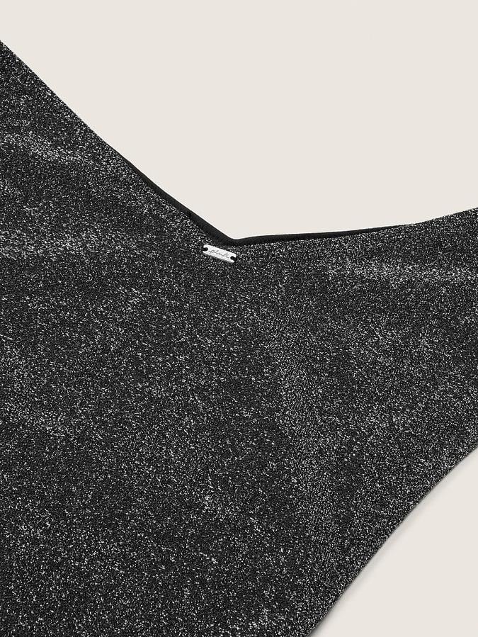 Shimmer High Waist Cheeky Bikini Bottom image number 3