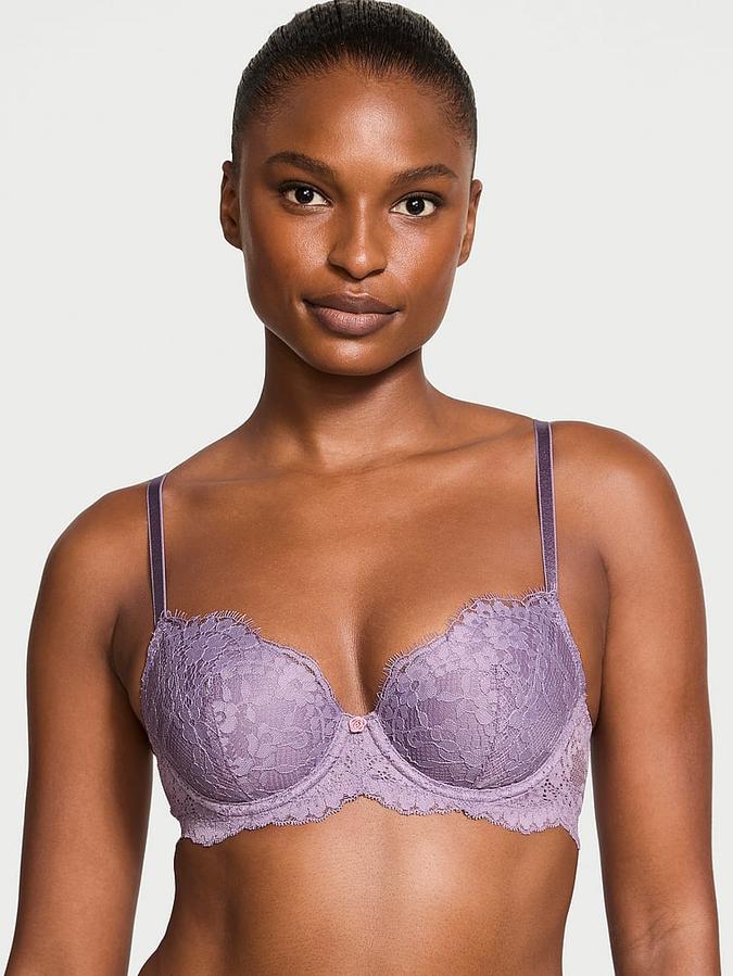 Lace Lightly Lined Classic Coverage Demi Bra
