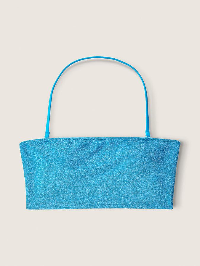Shimmer Bandeau Bikini Top image number 2