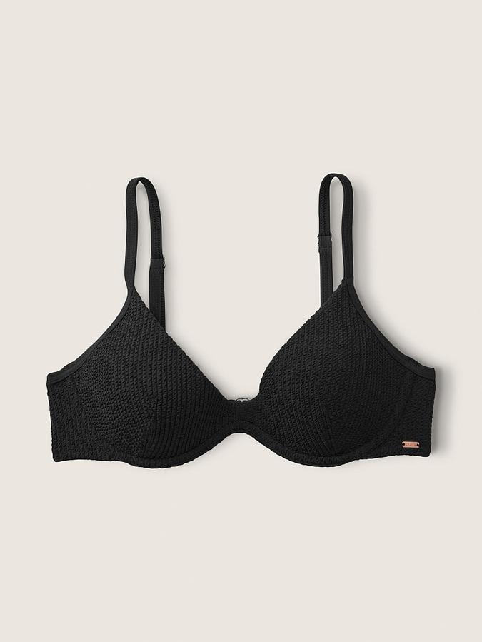 Crinkle Push-Up Bikini Top image number 2