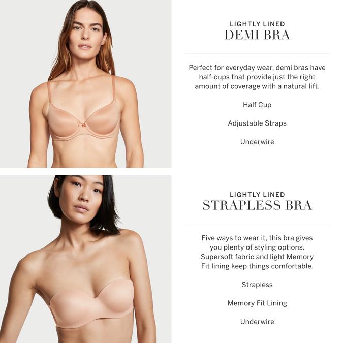 Lightly Lined Smooth Strapless Bra image number 3