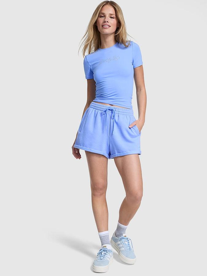 Fleece Rolled Hem Short