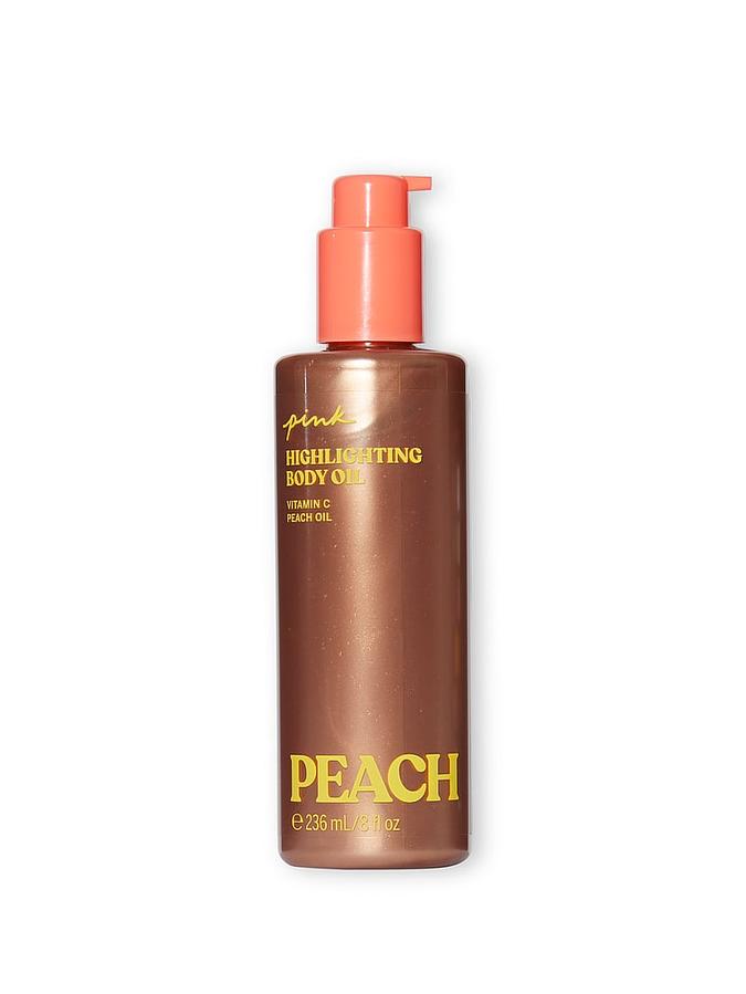 Peach Shimmer Highlighting Body Oil