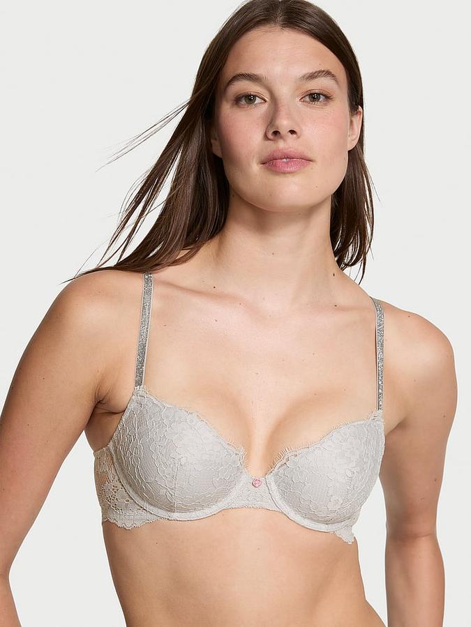 Twinkle Strap Lace Classic-Coverage Demi Bra
