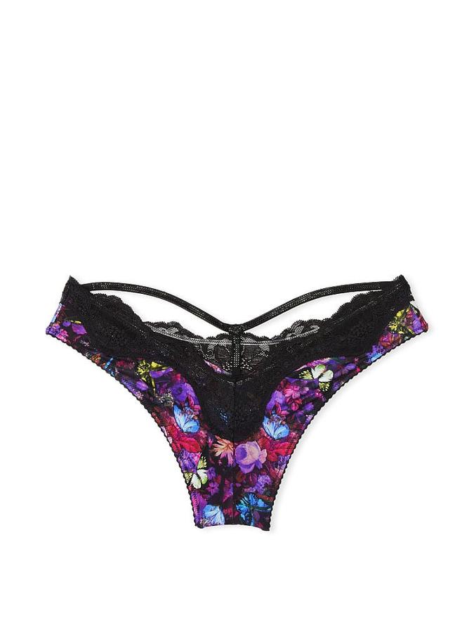 Y-Back Shine Strap Brazilian Panty image number 3