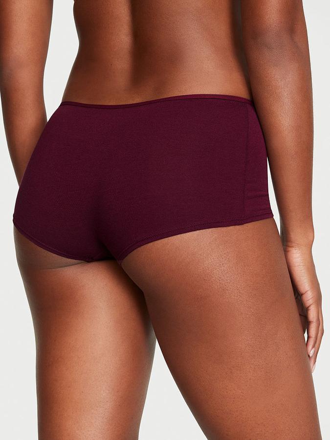 Mini Logo Cotton Boyshort Panty