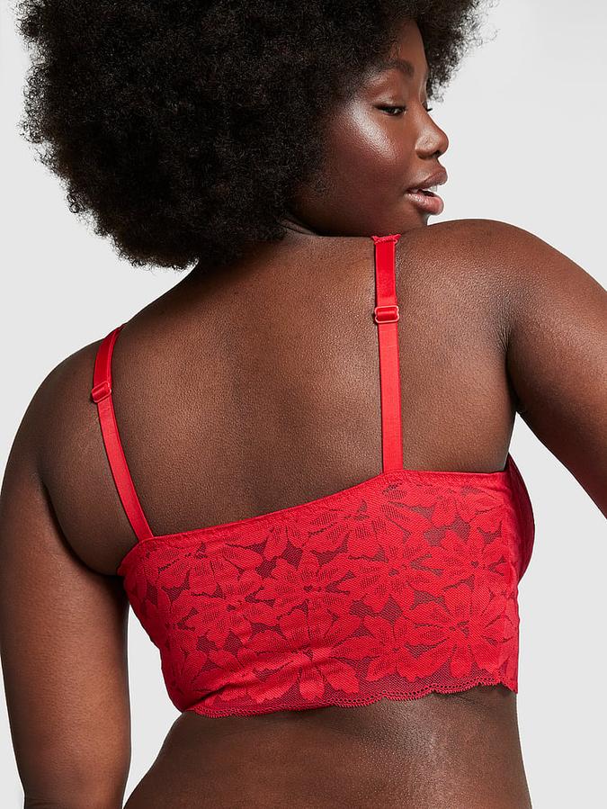 Lace Lightly Lined Plunge Bralette