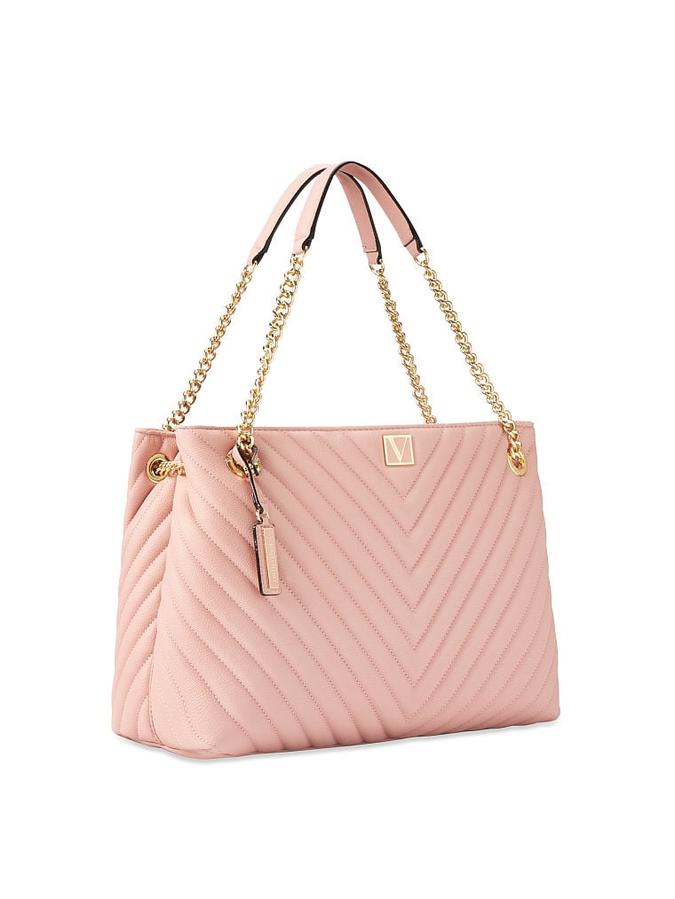 The Victoria Shoulder Tote Orchid Blush