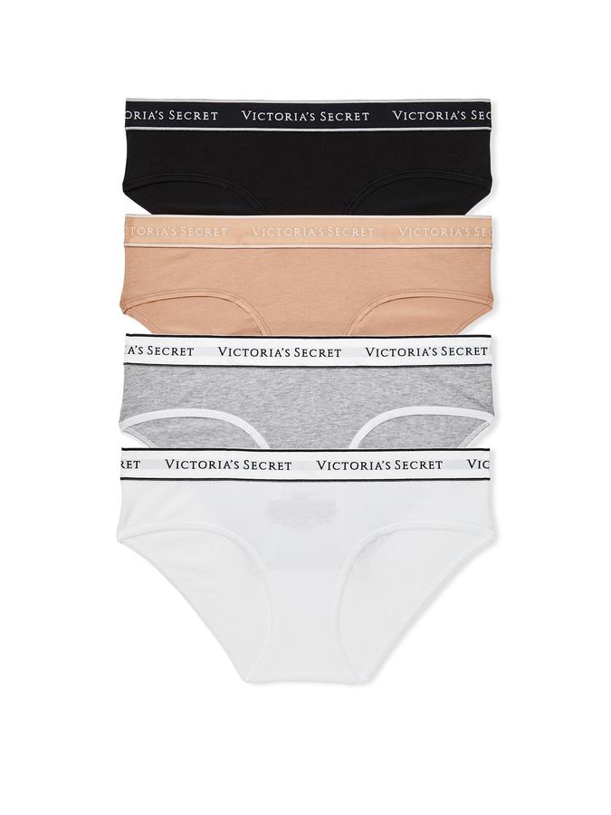 4-Pack Cotton Hiphugger Panty Pack