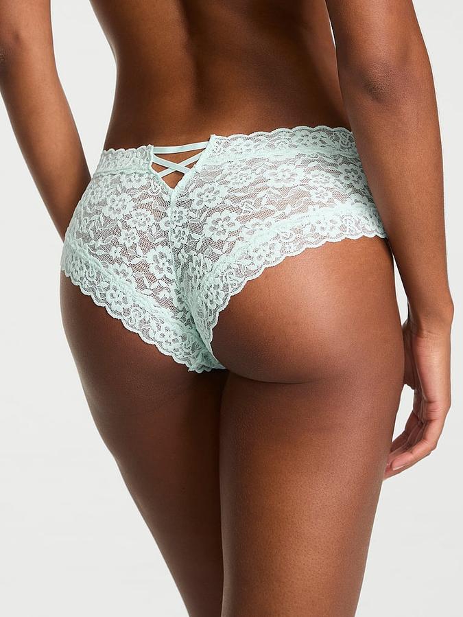 Blossom Lace Strappy-Back Cheeky Panty