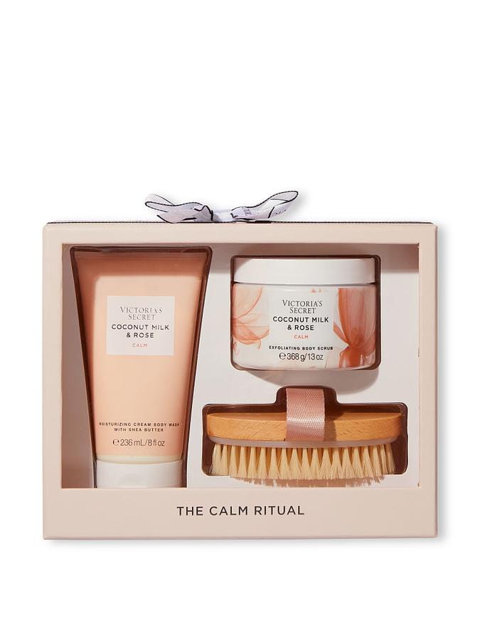 Coconut Milk Rose Natural Beauty Body Care Ritual Kit