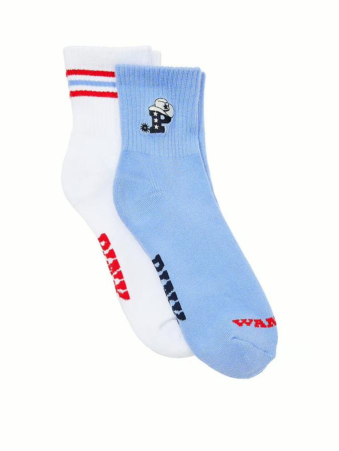 2-Pack Quarter Socks