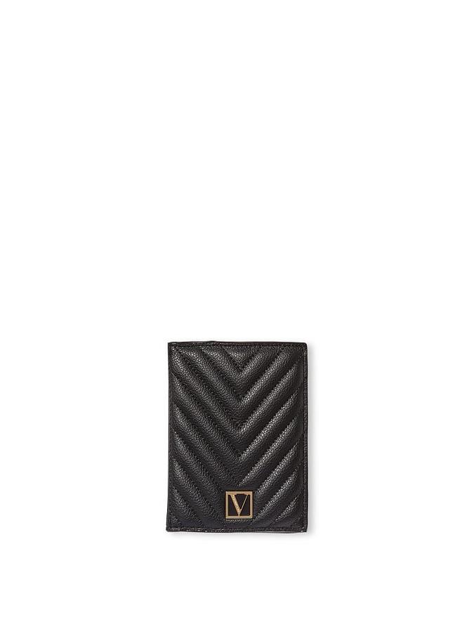 The Victoria Black Passport Holder Black
