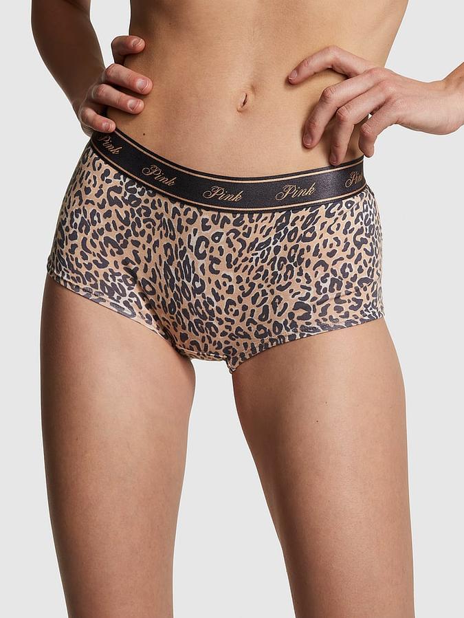 Logo Cotton Boyshort Panty