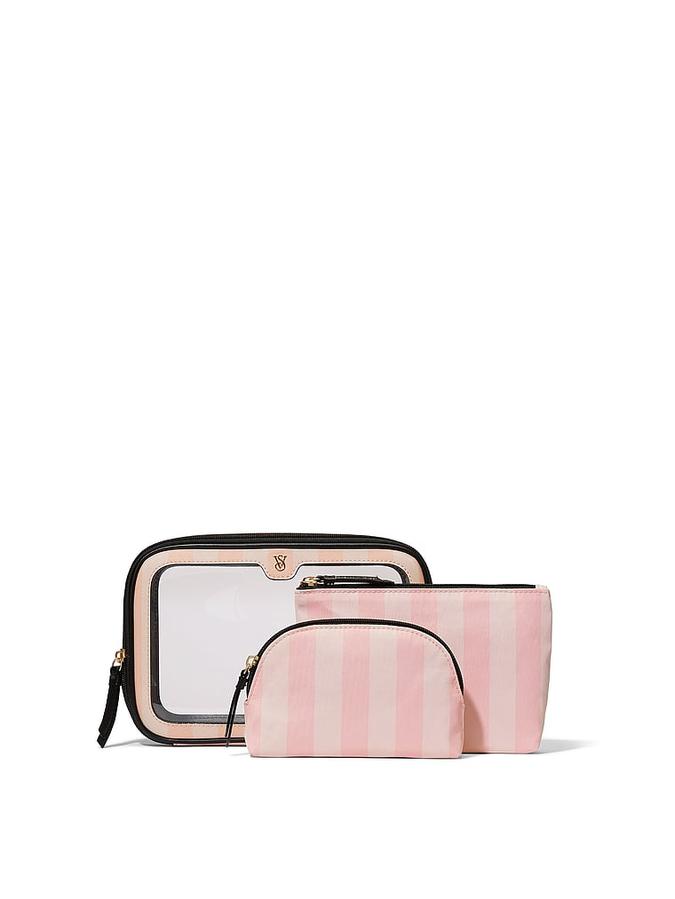 Victoria's Secret 3-Piece Makeup Bag Pink