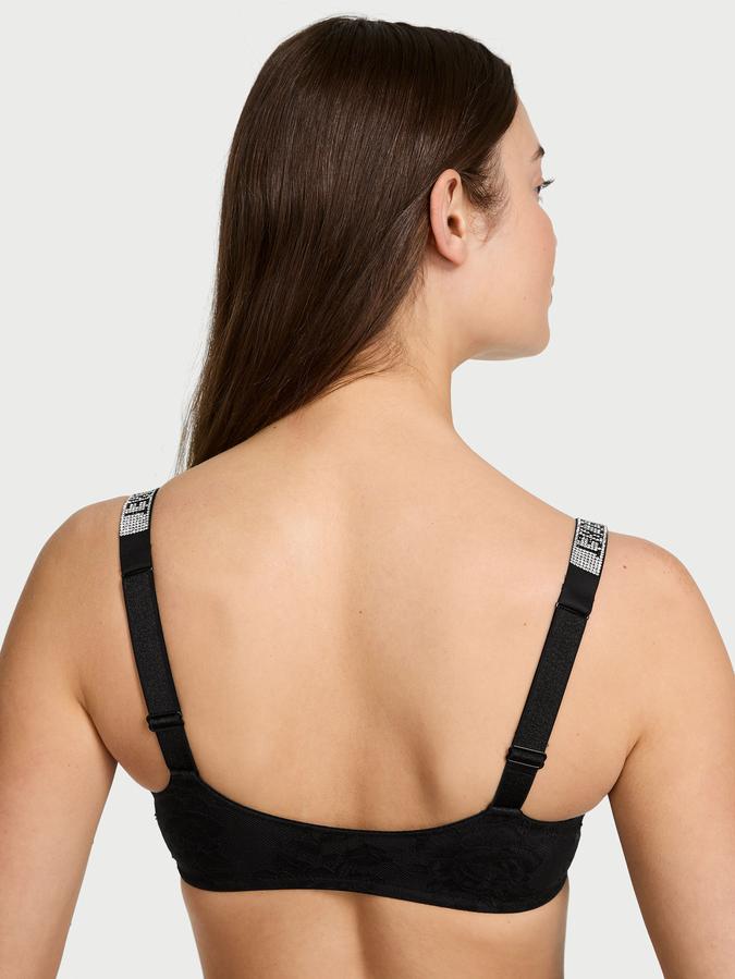 Shine Strap Lace Scoop Bralette