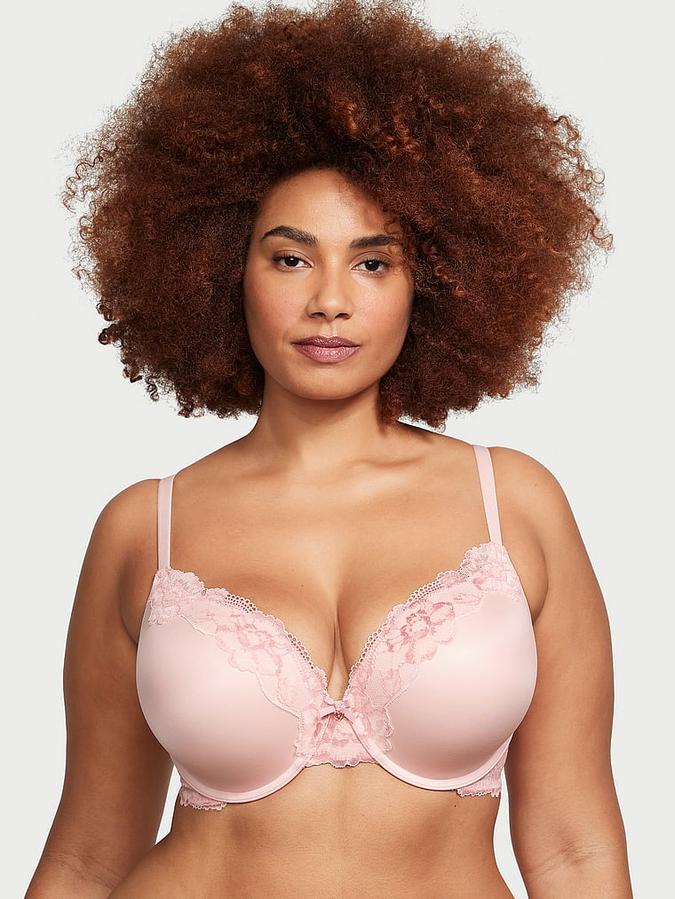 Perfect Shape Push-Up Lace-Trim Bra