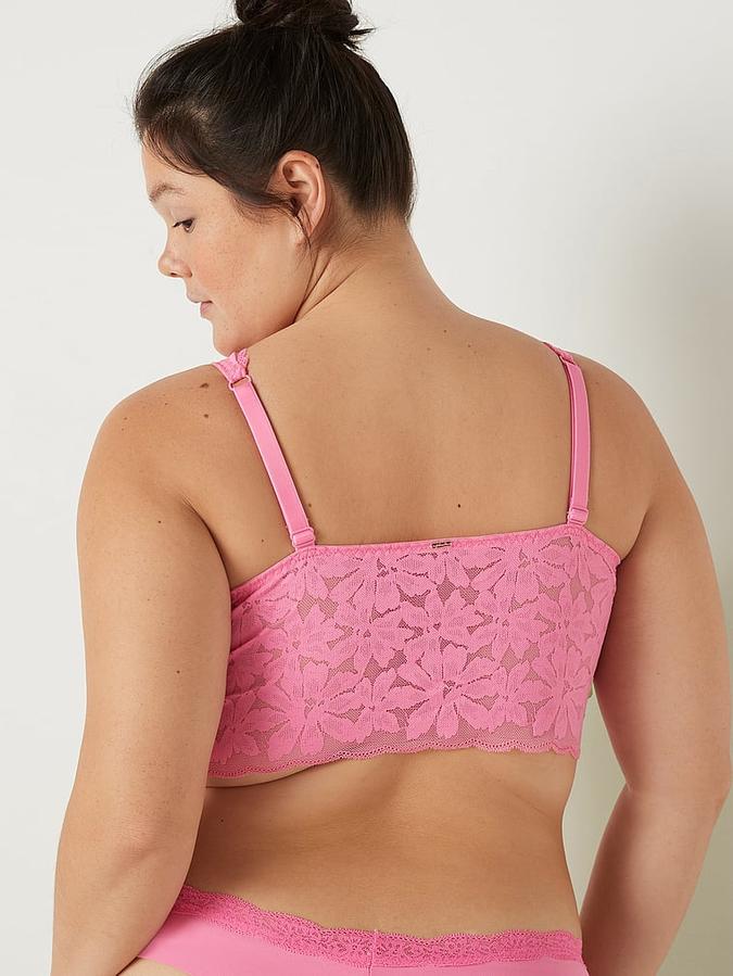 Lace Lightly Lined Plunge Bralette