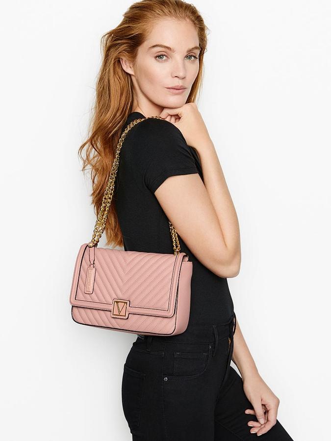 The Victoria Medium Shoulder Bag Orchid Blush image number 2