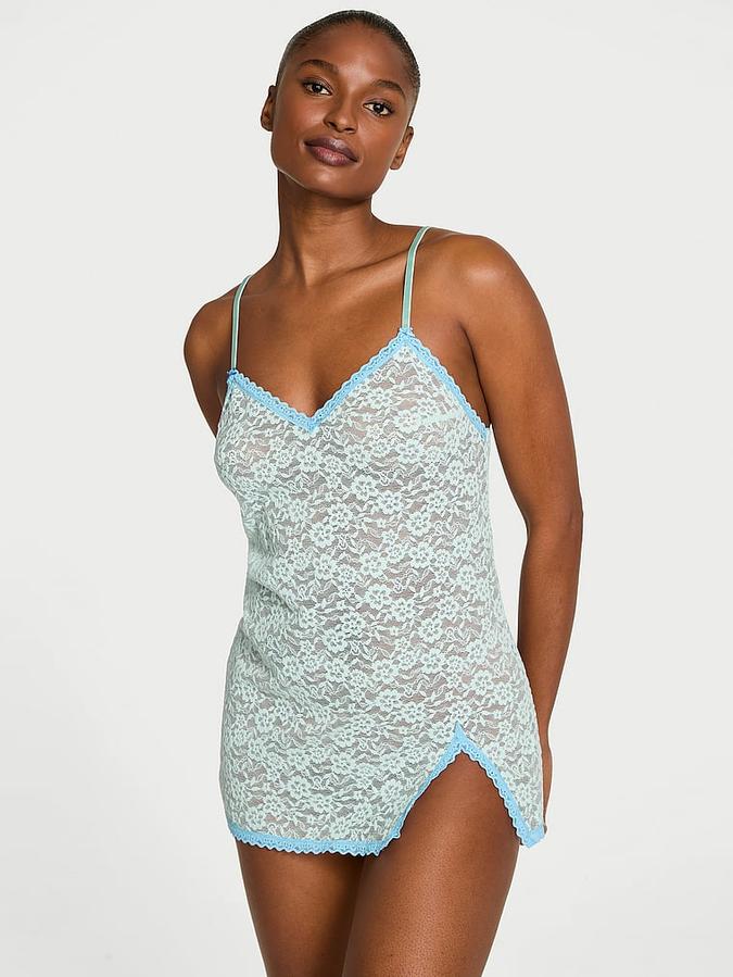 Tease Blossom Lace Mini Slip