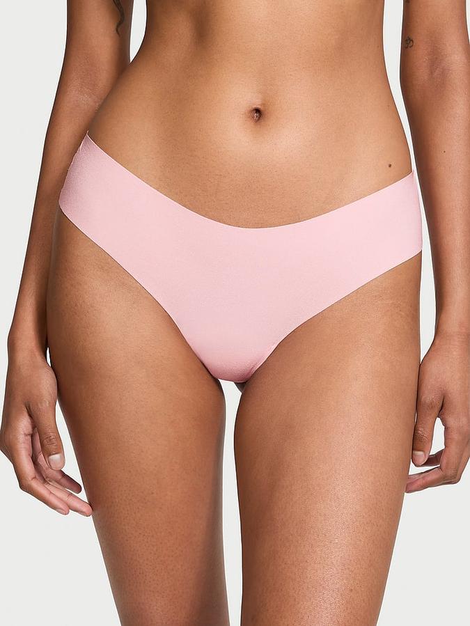 No-Show Lace-Back Thong Panty