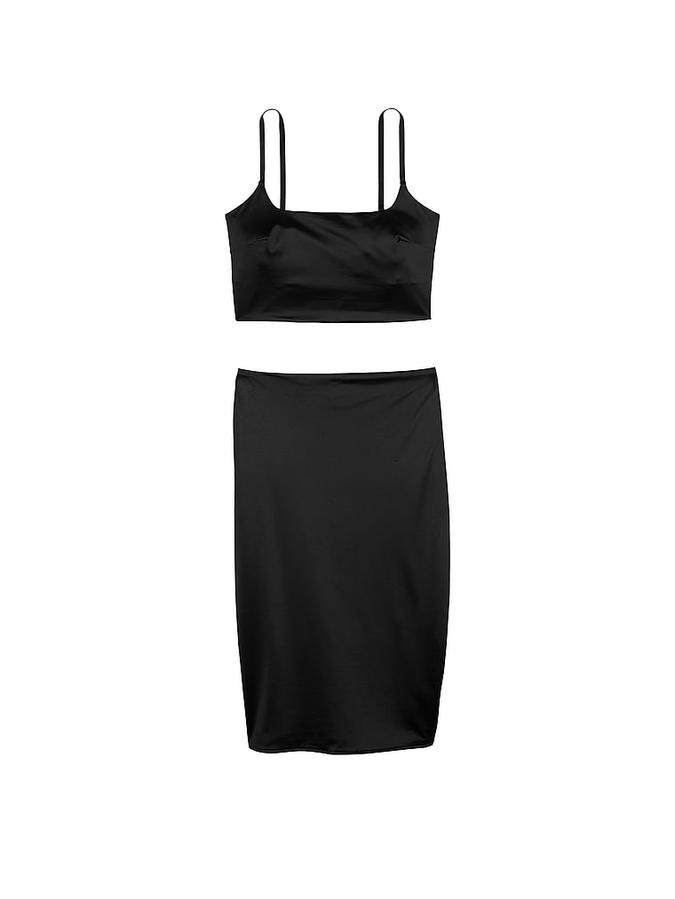 SoSleek&trade; Bralette & Tube Skirt Set image number 2