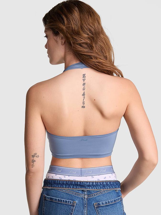 Base Stretch Halter Bra Top