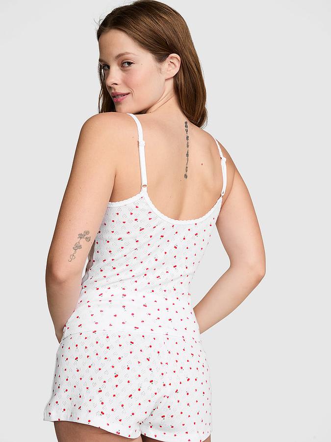 Cotton Heart Pointelle Cami
