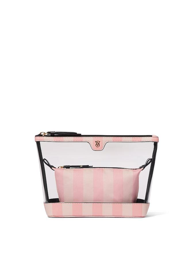 Victoria's Secret 2-Piece Makeup Bag Pink