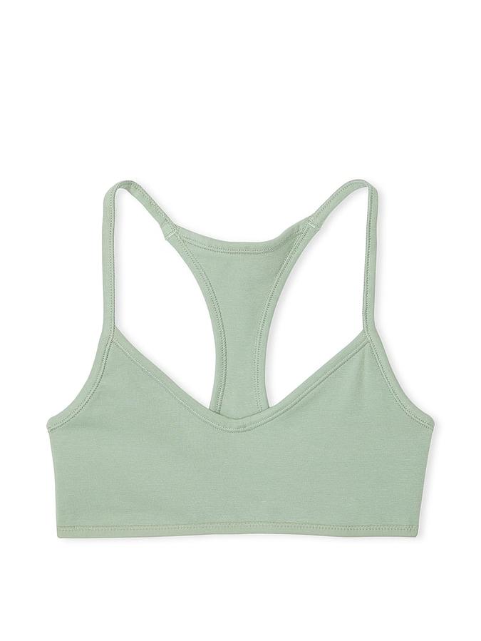 Base Cotton Racerback Bralette image number 2