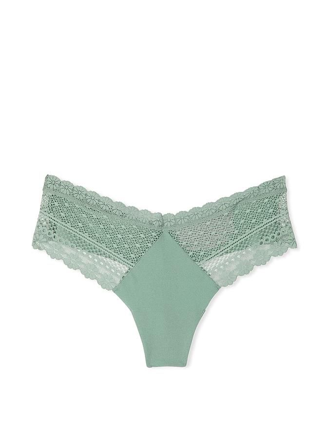 No-Show Daisy Lace Thong Panty