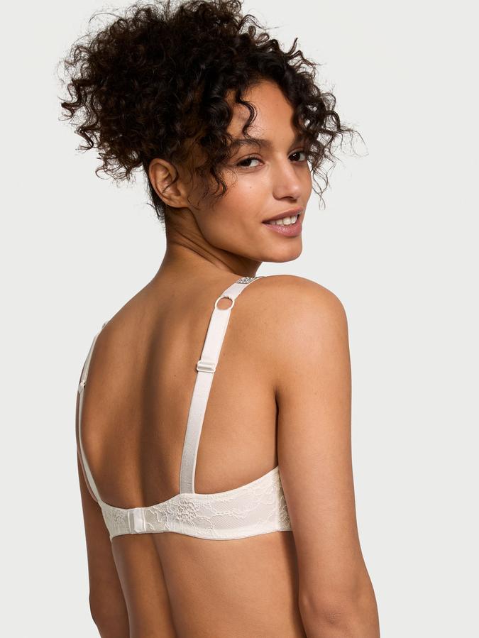 Shine Strap Lace Scoop Bralette