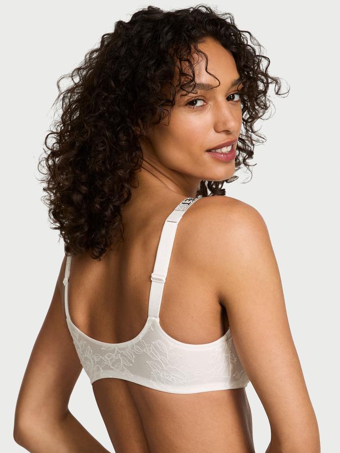 Shine Strap Lace Scoop Bralette