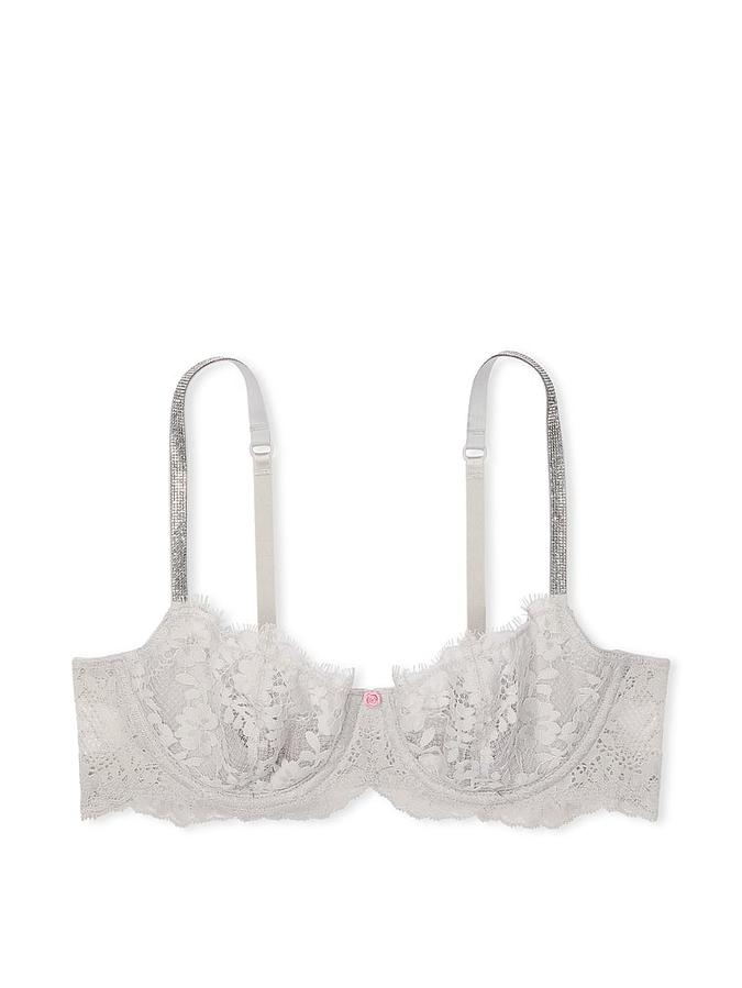 Wicked Twinkle Strap Unlined Lace Balconette Bra image number 2