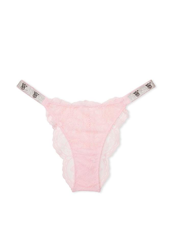Shine Strap Lace Brazilian Panty image number 2