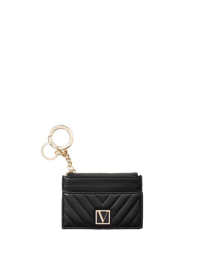 The Victoria Card Case Keychain Black