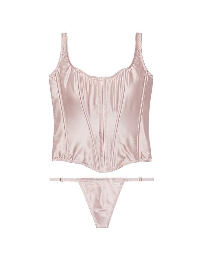 The Classic Silk Corset Set
