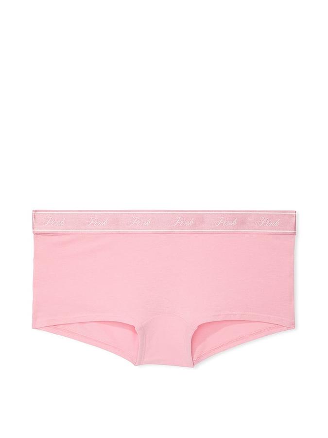 Logo Cotton Shine Boyshort Panty image number 2