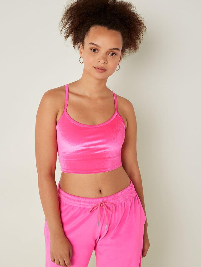 Ultimate Velvet Lightly Lined Sports Crop