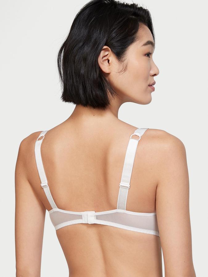 Lace Shine Strap Push-Up Bra